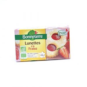 Bonneterre - gateaux lunettes &agrave; La fraise 200G (ETIKBIO, neuf)