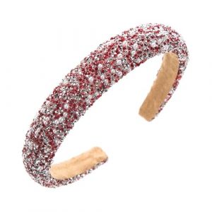 Bandeau Tête de Mort Large Tête de Mort avec Strass Brillants Perles Artificielles pour Mariage Cérémonie et Usage quotidien (TTL-fushi, neuf)