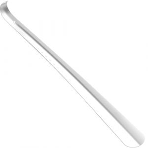 Lrocotanc Chausse Pied – Chausse Pied Long 42cm – Chausse Pied Métal – Grand Chausse Pied avec Trou de Suspension, Manche Ergonomique pour Adultes, Seniors, Femmes Enceintes (Argent) (JTcymstore, neuf)