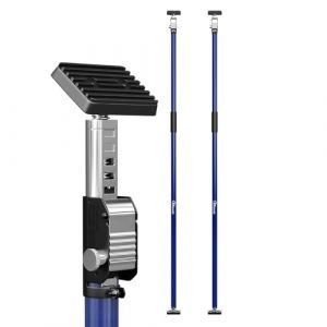 3-H Etai Telescopique Reglable 2pcs, Extensible 160-290cm |Tout Acier &Eacute;pais | Charge Max 75kg | &Eacute;tai de Soutien T&eacute;lescopique pour Plafond Montage, Plaque de Pl&acirc;tre, Cadre de Porte, Bleu Fonc&eacute; (IGLAMOUR STORE, neuf)