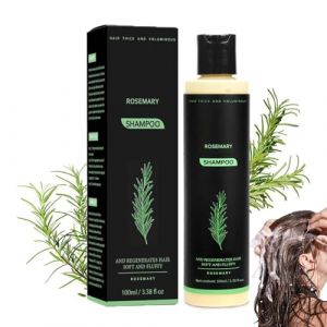 Shampoing Fortifiant Au Romarin, 100 Ml Shampoing &eacute;Paississant Et Fortifiant Au Romarin Pour Cheveux, Shampoing Fortifiant Et Volumisant Pour Cheveux Fins Et Clairsem&eacute;S, Soin Nettoyant (1 PCS) (JIEXIANG, neuf)