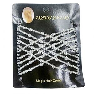 Peigne Brésilien Easy Coiff Magique Ez Comb Peignes Perles Blanc Argenté (PROTRADE, neuf)