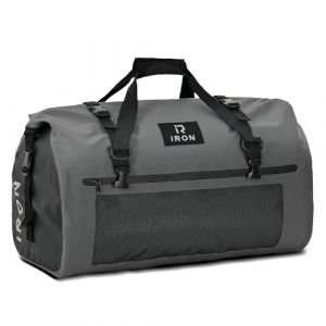 IRON JIA'S Sac Etanche Moto Sac de Voyage Sacoche Arrière MotoSacoches Cavalières Moto Duffel Bag Grande Capacité Durable pour Bateau Canoeing Pêche Camping Piscine Rafting Snowboard (IRON JIAS STORE, neuf)