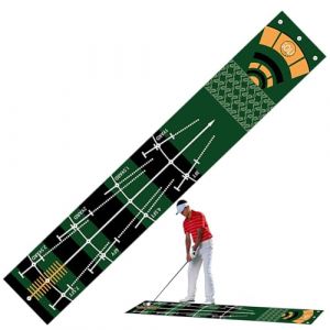 Tapis de Putting, Tapis de Putting d'int&eacute;rieur | Tapis d'entra&icirc;nement pour Putter de Golf | Green de Golf d'int&eacute;rieur, &eacute;quipement d'entra&icirc;nement de Golf r&eacute;utilisable pour viser, Mettre et (Zarect, neuf)