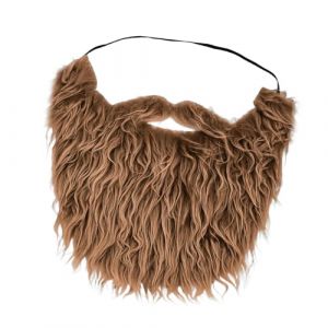 Oshhni Barbe d'Halloween Fausses moustaches pour hommes, adultes et adolescents, cosplay, mascarade, Jaune (oshhnieu, neuf)