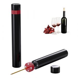 Tire Bouchon a Gaz, Tire Bouchon Pompe &agrave; air 7S Cork Pops Out, Pompe &agrave; Air Tire Bouchons Professionnel, Ouvre Bouteille Portable sans Effort, Accessoire de Vin &Eacute;l&eacute;gant pour Maison, F&ecirc;te, Cadeau (YHYHZBJ, neuf)