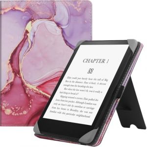 HGWALP Stand Etui Universel pour Tout Le 6-6.8 Pouces eReaders, Folio Stand Coque Housse avec dragonne Compatible avec Kindle 6"/Kindle Paperwhite 6.8"/Kobo/Tolino/Pocketook/Sony 6" E-Book Reader-MPK (Aode Nuo EU, neuf)