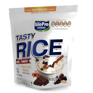 LIFE PRO TASTY RICE 1 kg Plusieurs saveurs (CHOCOLATE PEANUT) (FITADIUM, neuf)