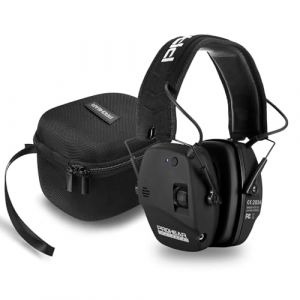 PROHEAR 030 Protection auditive &eacute;lectronique avec Bluetooth 5.4, protection auditive, protection auditive, avec bo&icirc;te de rangement, r&eacute;duction du bruit, amplification du son pour la chasse, NRR22dB SNR (Khanswell, neuf)