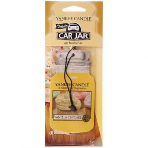 Yankee Candle 1158159E Diffuseur pour Voiture Senteur Vanilla Cupcake/Gâteau Vanille, Carton, Jaune, 7,8 x 19,7 x 0,7 cm (Vanity-Beauty-Supply, neuf)