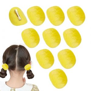 Siuwddee Lot de 10 pinces à cheveux en forme de frites de pommes de terre - Pinces à cheveux créatives et amusantes - Pinces à cheveux en forme de croustilles de pommes de terre - Pinces à cheveux (siuwad, neuf)