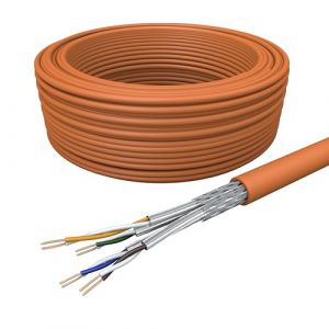 Draka Verlegecâble UC900 HS23, Cat 7, S/FTP, PiMF, orange, 100m Ring (Tec & More, neuf)