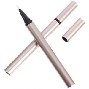 UKCOCO Tube D'eye-liner Rechargeable 5pcs 1ml Pot D'eye-liner Vide Doré Sans Fuite Applicateur Pour Maquillage Pratique Et Portable (Fruitscher, neuf)
