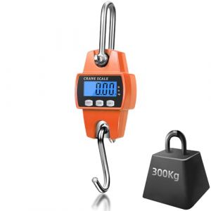 Balance Suspendue &Eacute;lectronique, Balance de Cuisine Num&eacute;rique, P&egrave;se-Bagage Num&eacute;rique, Balance de Grue, Balance de Coffre, Num&eacute;rique avec Crochet, Balance Suspendue Portable, Balance Industrielle 300 kg (Astronomy Sp. z o.o., neuf)