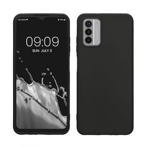 kwmobile Housse Compatible avec Nokia G42 5G Coque - Housse de t&eacute;l&eacute;phone Protection Souple en Silicone - Noir (SX-Commerce, neuf)