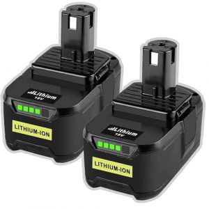 2X 18V 5,5Ah Li-ION Batterie de Remplacement pour Ryobi 18V One + Batterie P108 RB18L50 RB18L40 RB18L25 RB18L15 BPL1820 BPL-1815 BPL-1820G P103 P104 P105 P106 P107 Outils sans Fil (newwaytek, neuf)