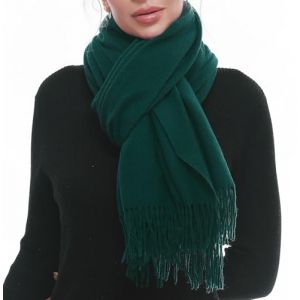 SWAT PANY &Eacute;charpe Femme Hiver Unie &Eacute;l&eacute;gante pour C&eacute;l&eacute;brations et Tenue D&eacute;contract&eacute;e (FU JINMY, neuf)