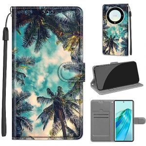 Coque pour Honor X9A 5G / X40 5G, Coque Honor Magic5 Lite,Etui Protection Housse Premium de Portefeuille en Cuir Fermeture Magn&eacute;tique Flip Case pour Honor X9A 5G / Honor X40 5G / Honor Magic5 Lite (DIKAS, neuf)