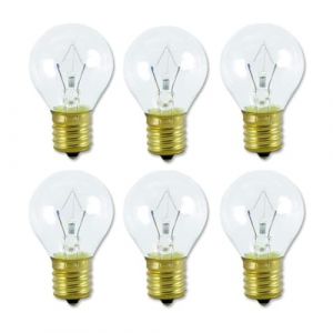 DYYK Ampoules de remplacement originales &agrave; Base interm&eacute;diaire E17 S11, 25 watts, for lampe &agrave; lave de 14.5 pouces, 20 onces, 120V, 6 paquets (huifengzichen, neuf)