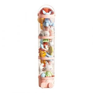 Tubes De Rangement Pour Jouets, Organisateur De Stockage Pour Peluche En Tour, Organisateur &Agrave; Peluches 4e &Eacute;tage, Organisateurs De Doudou D&eacute;co Maison Pour Chambre D'Enfant Et Chambre &Agrave; Coucher (XuWeidianpu, neuf)