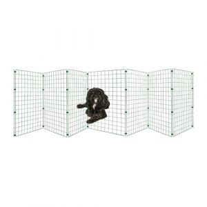 Flexipanel Clôture Flexible pour Chiot/Chien – Barrière Portable pour Votre Animal de Compagnie – Barrière Autonome – Clôture Pliable pour intérieur et extérieur (Gro Garden Products Ltd, neuf)