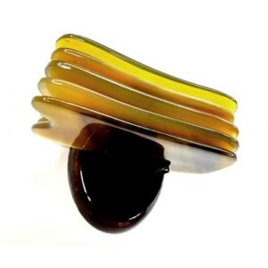 MOTHNUR 4 Pi&egrave;ces Planche de Massage Corne de B&oelig;uf Naturelle Outil de Grattage Carr&eacute; pour Spa Th&eacute;rapie de Points Dacupuncture Soulagement Musculaire pour Dos Visage et Cou (Huajiay, neuf)