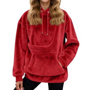 Bastwahl Sweat Kangourou Chien - Sweat &Agrave; Capuche Femme Hiver avec Poche Kangourou Et Poche De Transport pour Animal - Pull pour Chat - Oversize Confortable pour Ma&icirc;tresse d'animal De Compagnie (VAN MIA, neuf)
