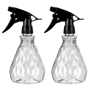 Vwoqiy 2 Pi&egrave;ces 500ML Vaporisateur Bouteilles Vide Rechargeable, Bouteilles Eau Plastique Vides, Flacon Pulv&eacute;risateur, Spray Bouteille pour Plantes Jardin, Nettoyage (Transparent) (ZhongRongGang, neuf)