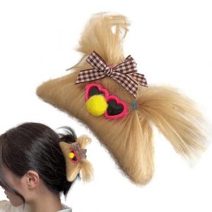 Pinces à griffes | Bizarre peluche dessin animé mignon drôle moche clip | Clip requin accessoire pour cheveux, étrange peluche dessin animé mignon pince de tête antidérapante accessoires de (queen'style, neuf)
