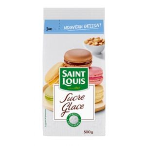 Sucre Glace Spécial Recharge Saupoudreuse Saint Louis 500g/Sachet - Offres 1 et 2 Sachets - Livraison Gratuite France (1 sachet) (Bo Time - Direct Fabricant, neuf)