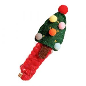 Accessoires de cheveux de No&euml;l - bandes de cheveux &eacute;lastiques pour No&euml;l, cravate de cheveux portable | Gomme de cheveux en avec design de dessin anim&eacute;, bande de cheveux douce et sans d (hehongchi, neuf)