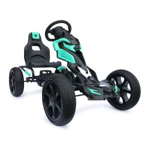 Pédale de kart pour enfant de 5 à 12 ans, avec pédale, pneus Shaum Eva Wheels (JOY 4KiDS, neuf)