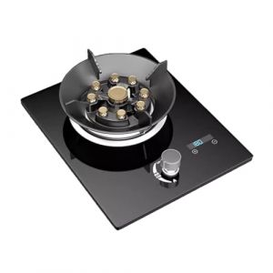 Plaque De Cuisson À Gaz 1 Feu, Puissance Élevée De 5,2 KW For Camping-car, Cuisine Et Extérieur, Avec Minuterie Et Protection Anti-extinction.(LPG) (KCBXYB, neuf)