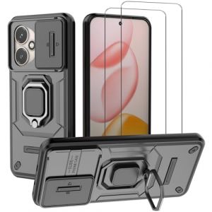 NOVAGO Compatible avec Honor 400 5G - Pack Complet- Coque R&eacute;sistante avec Anneau Bague Anti Chute + 2 Films vitre Protection &eacute;cran en Verre tremp&eacute; (NOVAGO-Vendeur PRO fran&ccedil;ais, neuf)