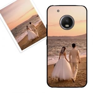 KARTXITAI Coque Personnalis&eacute;e Compatible avec Motorola Moto G5 Plus,Personnalisable Housse &Eacute;tuis avec Votre Photo Image Texte Etui,Ultra Silicone en Gel TPU Souple Case -Noir (KARTXITAI, neuf)