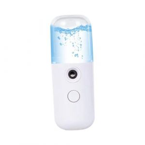 VALICLUD Mini Vaporisateur Nano Portable pour Soins Visage Brumisateur Hydratant &agrave; Pompe Spray Humidificateur Compact pour Peau S&egrave;che Usage avec Huiles Essentielles et Lotion Design Simple (Sudersana, neuf)
