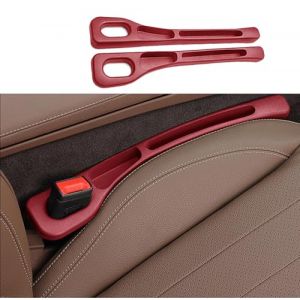 GYQDZQA Voiture Remplisseur D'espace Si&egrave;ge pour Ford Puma/Puma St SUV 2019 2020 2021 2022 2023 2024 2025, Organisateur &Eacute;cart Si&egrave;Ges Bouchon Anti-Fuite Int&eacute;rieur Accessoires,Red (NAIXUE-FR, neuf)