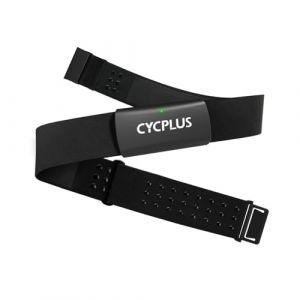 CYCPLUS H2Pro - Ceinture Cardio Fr&eacute;quencem&egrave;tre de Poitrine Bluetooth/Ant+ avec 500h d'autonomie, IPX7 &Eacute;tanche et Anti-Poussi&egrave;re, Compatible avec Strava/Cycplus Fit App (Cycplus, neuf)