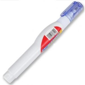 Generico Blanc 12 ml pointe 0,8 mm correcteur liquide effacer &eacute;cole t&acirc;ches stylo (Tecnostore, neuf)