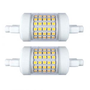Dimmable 12w R7s Ampoule Led 78mm Daylight 150w &Eacute;Quivalent Halog&egrave;Ne Lumi&egrave;Re 3.1 "Double Ended J Base T3 R7s 150w 220v Projecteur Lecture De S&eacute;Curit&eacute; De Travail Lampadaire 2PCS (Qleeteck, neuf)