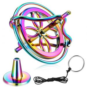 Norme Gyroscope Toupie Anti-Gravité en Métal Jouet de Balance de Gyroscope Cadeau Éducatif Coloré (Tdamaoqilan, neuf)