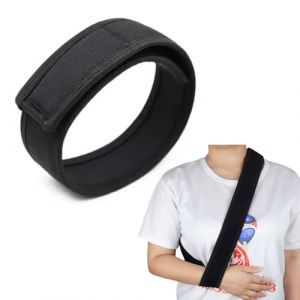 Écharpe de Bras,Maintien Du Bras Respirant,Réglable Léger Confortable Épaule Immobilisateur,Réglable Confortable Immobilisateur D'épaule Echarpe,Sangle De Soutien De Bras,Bras Sling,Pour Bras,Main (QANEASS, neuf)