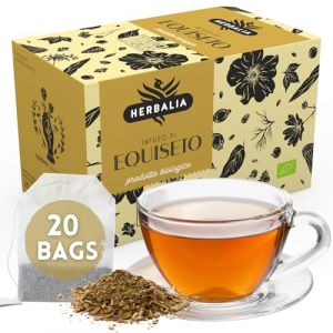 HERBALIA - Infusion de Prêle en Sachets, Coffret de Tisane à la Prêle de 20 Sachets Sans Agrafes, 20 g - Prêle pour Infusions et Tisanes, Idée Cadeau (Family At Home, neuf)