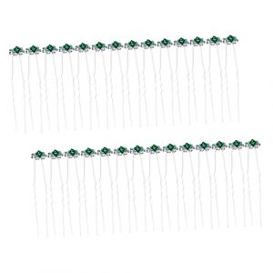 VALICLUD 40 Pièces épingle à cheveux strass forme épingle à cheveux de mariage épingles de cheveux de mariage épingle à cheveux décorative accessoires de cheveux de mariage Vert clair (SHUI LIAO, neuf)