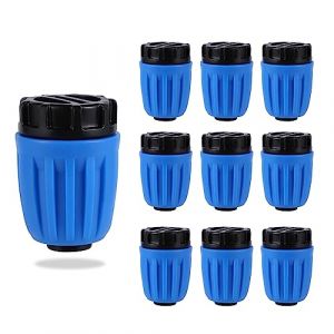 Bouchon De Tuyau D'irrigation Goutte - &agrave; - Goutte Bleu 1/2 "pour Tuyaux D'irrigation De 1/2" (16mm) (diam&egrave;tre Ext&eacute;rieur 0620 "diam&egrave;tre Int&eacute;rieur 0520"). Pouces) (10 Pi&egrave;ces Bleu) (Adhere To Fly, neuf)