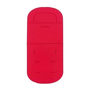 Coussin de siège lavable pour poussette de bébé, doublure de siège universelle pour poussette, matelas de chariot de dessin animé (rouge) (changchunshishuaixiangshangmaoyouxiangongsi, neuf)