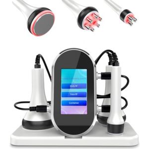 Cozion 40K Corps Amincissant Machine, 3 en 1 Lipocavitation Radiofrequence Appareil Multipolaire Radiofréquence Visage Corp Appareil Anti Cellulite pour l'abdomen Fesses et les Cuisses (CozionEU, neuf)