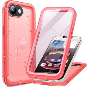 Cozycase Coque Rose pour iPhone 16e SE 4 (2025) Femme étanche 360 Degrés Antichoc Militaire Complète Coque Très Résistante Bumper Indestructible Double Face 16 e SE4 Case avec Cordon Protection Ecran (Glfenge, neuf)