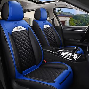 JoyRozTek Housse de siège Auto pour Volvo XC40 XC 40 2018-2026 5 Places, Ensemble Complet de Protection Toutes Saisons, ZT03-Noir & Bleu (JoyRozTek, neuf)