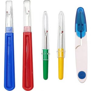 5 Pièces Decoud Vite et Coupe Fil Couture Kit, Decouseur Fil Couture avec un Petit Ciseaux - Decoud Vite pour couture, travaux manuels, travaux manuels (MaMa store, neuf)